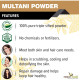 The Forest Herbs Natural Care 100% Pure Multani Mitti Powder - Exfoliating & Nourishing