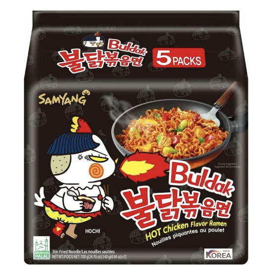 Samyang Hot Chicken Ramen Buldak Fire Noodles - Fiery Korean Delight