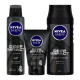 Nivea Deep Impact Deodorant, Face Wash & Shampoo - Daily Care Pack