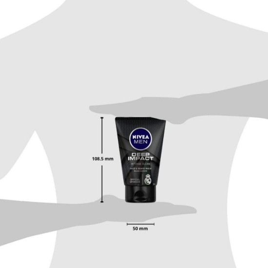 Nivea Deep Impact Deodorant, Face Wash & Shampoo - Daily Care Pack