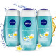 NIVEA Frangipani and Oil Body Wash - Refreshing Care Pack of 3