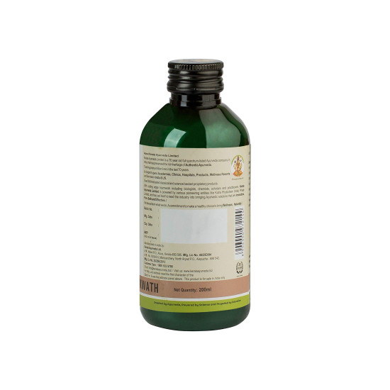 Kerala Ayurveda Gandharvahasthadi Kwath 200 Ml - Natural Digestive Aid