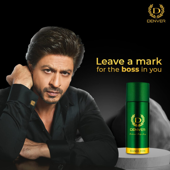 DENVER Hamilton Deo - Long Lasting Deodorant Body Spray for Men