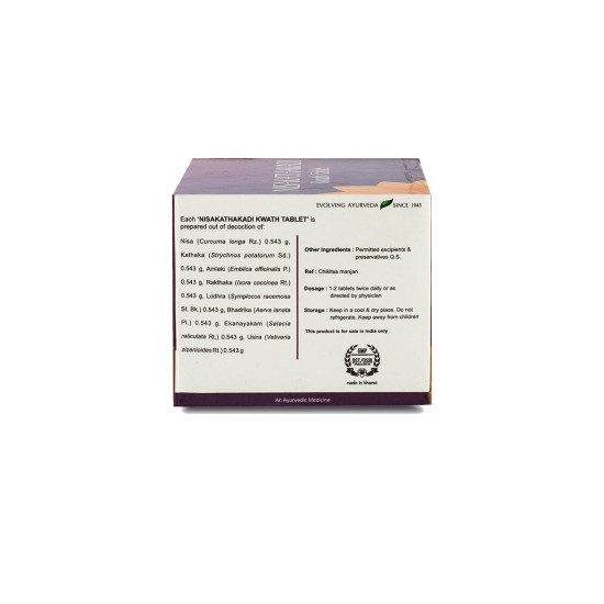 Kerala Ayurveda Nisakathakadi Kwath Tablet - Natural Blood Sugar Control