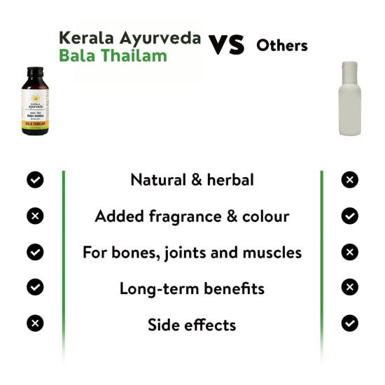 Kerala Ayurveda Bala Thailam 450 ml - Muscle and Bone Strengthening Oil