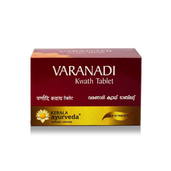 Kerala Ayurveda Varanadi Kwath Tablet - Natural Vata and Kapha Disorder Remedy