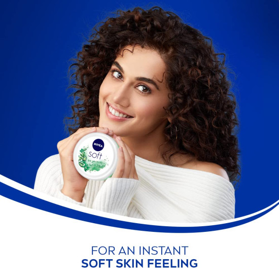 NIVEA Soft Light Moisturising Cream - Chilled Mint 100ml