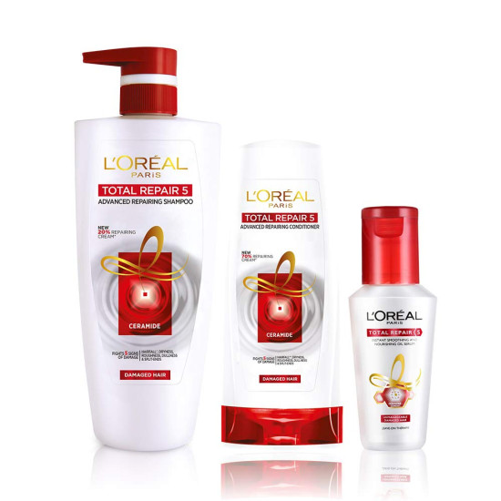 L'Oreal Paris Total Repair 5 Shampoo Combo - Fight Hair Damage