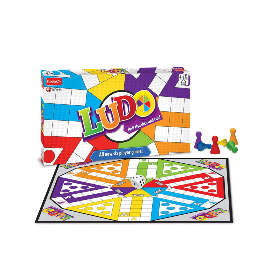 Funskool Games - Ludo 2018, The Classic Strategy Game Board for Kids & Family