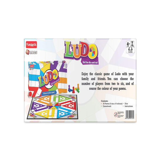 Funskool Games - Ludo 2018, The Classic Strategy Game Board for Kids & Family