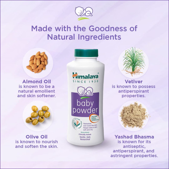 Himalaya Baby Powder 700G - Keeps Baby's Skin Soft and Dry