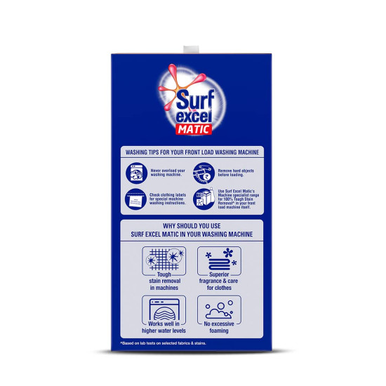 Surf Excel Matic Front Load Detergent - Tough Stain Removal