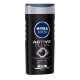 NIVEA Men Active Clean Shower Gel, 250ml With Free Loofah - Deep Cleansing