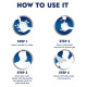 NIVEA Men Deep Impact Shower Gel - Deep Cleansing with Free Loofah