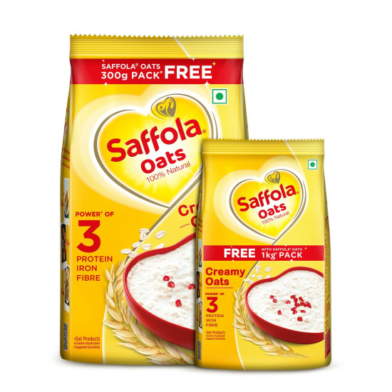 Saffola Oats - Delicious Creamy Oats for a Healthy Breakfast