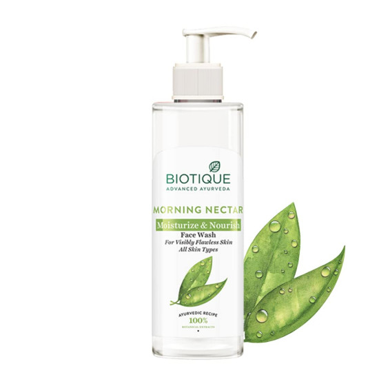 Biotique Bio Morning Nectar Visibly Whitening Scrub Wash - Natural Skin Brightening