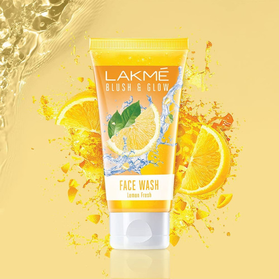 Lakme Blush & Glow Lemon Freshness Gel Face Wash - Lemon Extracts