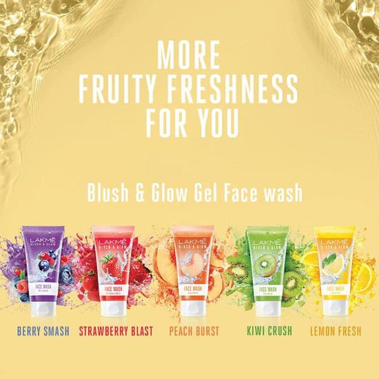 Lakme Blush & Glow Lemon Freshness Gel Face Wash - Lemon Extracts
