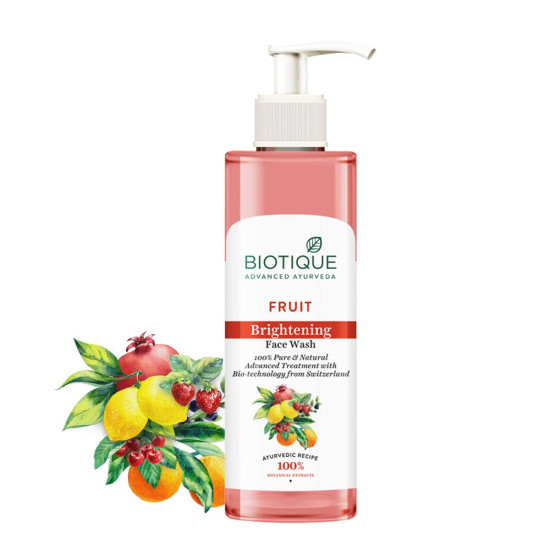 Biotique Fruit Brightening Face Wash - Advanced Swiss Technology
