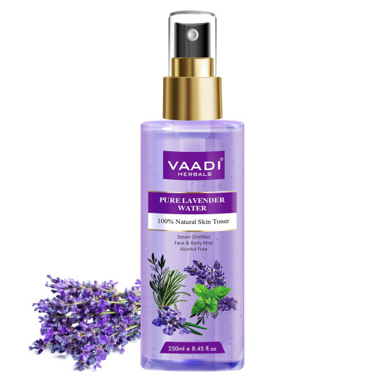 Vaadi Herbals Lavender Water - 100% Natural & Pure Skin Toner