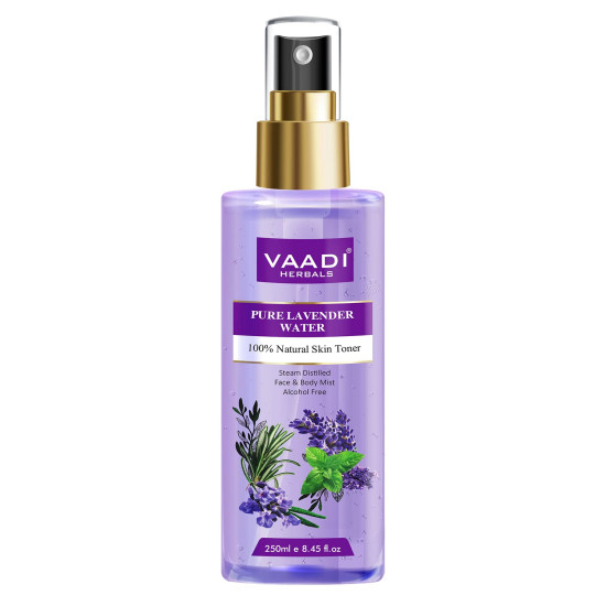 Vaadi Herbals Lavender Water - 100% Natural & Pure Skin Toner