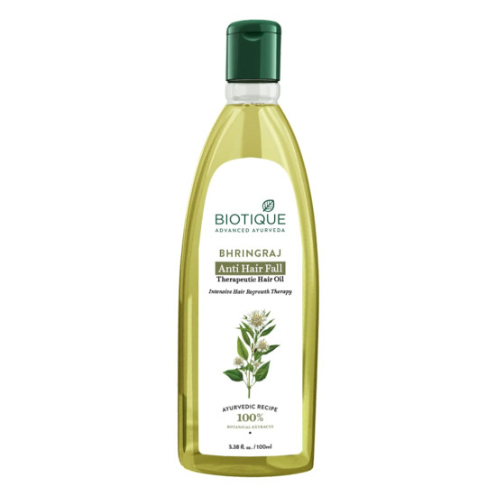 Biotique Bio Bhringraj Therapeutic Hair Oil - Intensive Hair Regrowth Treatment