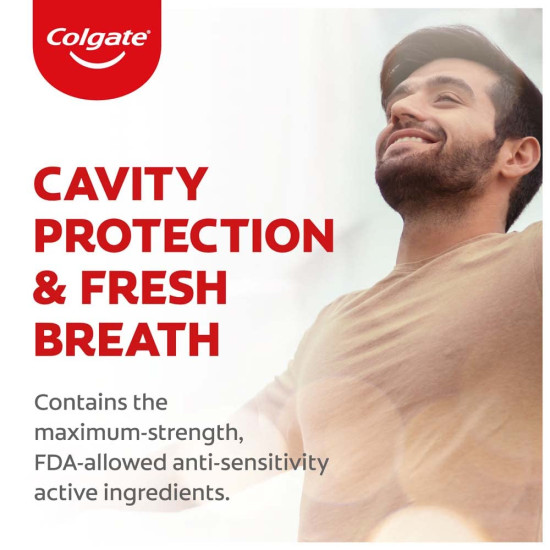 Colgate Sensitive Everyday Protection Toothpaste - Twin Pack for Sensitive Teeth