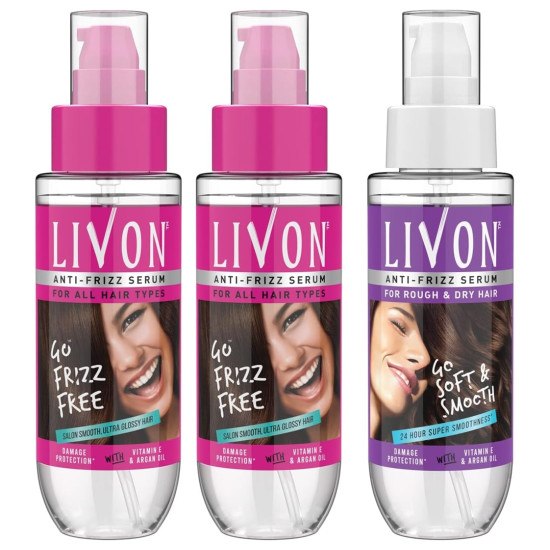 Livon Serum, 100Ml (Pack Of 2) - For Dry & Rough Hair
