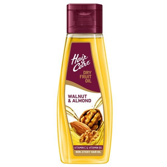 Hair & Care Dry Fruit Oil with Walnuts, Almonds & Vitamin E - Reduce Hairfall & Strengthen Hair