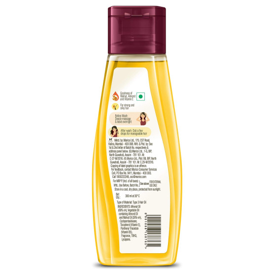 Hair & Care Dry Fruit Oil with Walnuts, Almonds & Vitamin E - Reduce Hairfall & Strengthen Hair