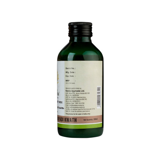 Kerala Ayurveda Patolakatukurohinyadi Kwath 200 Ml - Herbal Skin and Liver Support