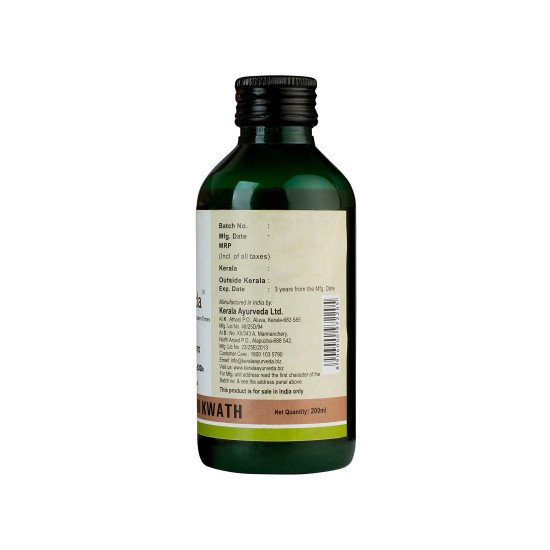 Kerala Ayurveda Kokilakshakam Kwath 200 Ml - Natural Joint Relief Kerala Ayurveda Kokilakshakam Kwath 200 Ml - Natural Joint Relief