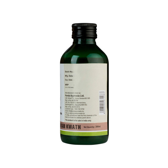 Kerala Ayurveda Dasamoolakaduthrayam Kwath 200 Ml - Herbal Remedy for Cough & Cold