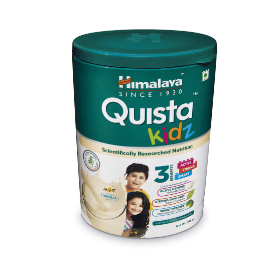 Himalaya Quista Kidz 200g (Vanilla Flavor) - Triple Benefits for Children's Growth
