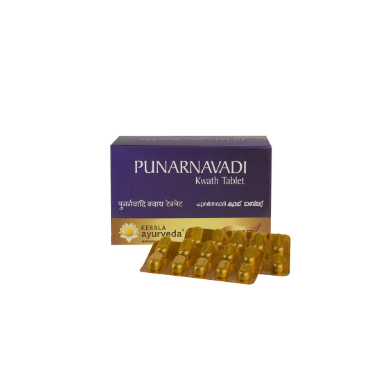 Kerala Ayurveda Punarnavadi Kwath Tablet - Natural Diuretic & Herbal Remedy