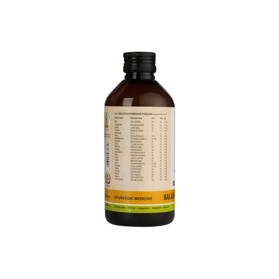 KERALA Ayurveda Balaswagandhadi Tailam 200ml - Improved Muscle Strength