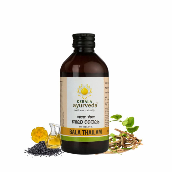 Kerala Ayurveda Bala Thailam 200ml - Muscle and Bone Strengthening Abhyanga Oil Kerala Ayurveda Bala Thailam 200ml - Muscle and Bone Strengthening Abhyanga Oil