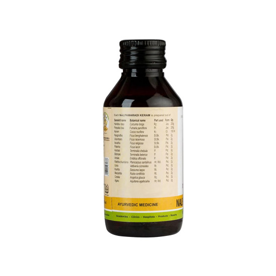 Kerala Ayurveda Nalpamaradi Keram 100ml - Herbal Detan Oil for All Skin Types