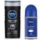 NIVEA Deodorant Roll On & Shower Gel for Men - 48-Hour Protection & Freshness