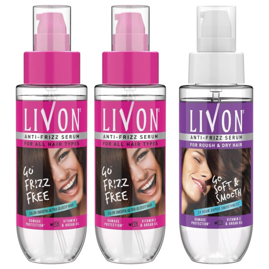 Livon Serum for Dry and Unruly Hair - Intense Hydration & Smoothness