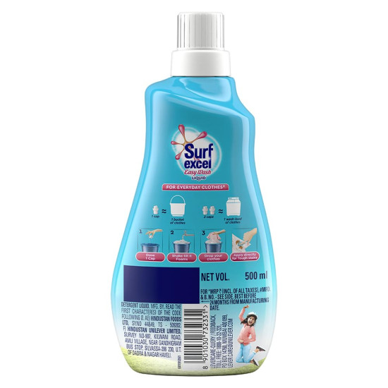 Surf Excel Easy Wash Detergent Liquid - Fast Stain Removal
