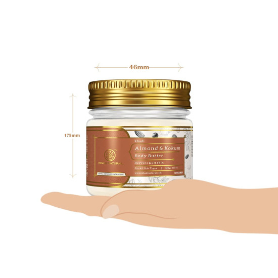 Khadi Natural Almond & Kokum Body Butter 100Gm - Nourishing Skincare