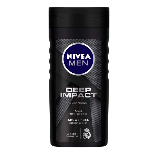 NIVEA Deodorant & Shower Gel for Men - Deep Impact Freshness & Cleansing
