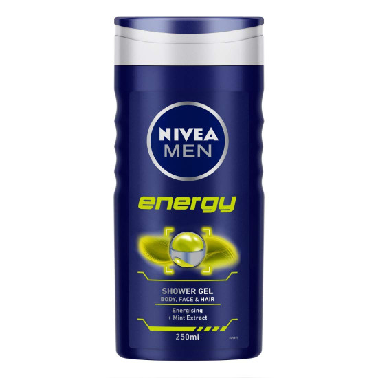 NIVEA Shower Gel for Women & Men - Revitalizing Lemon & Energizing Mint