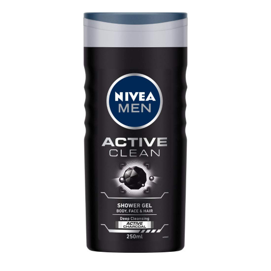 NIVEA Deodorant for Men & Shower Gel - Deep Impact Freshness & Active Clean