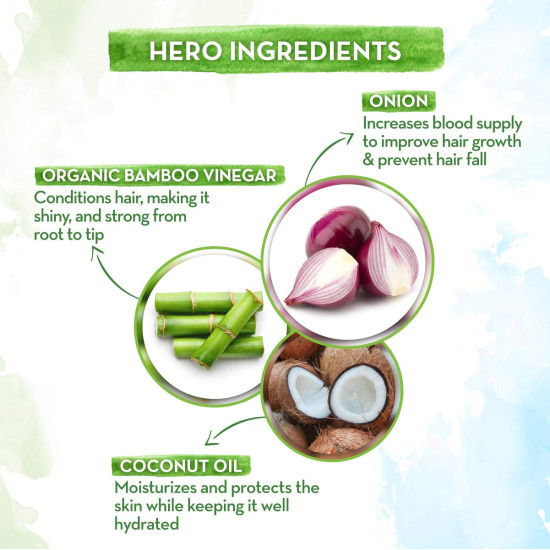 Mamaearth Onion Hair Mask - Reduces Hair Fall & Repairs Damaged Hair