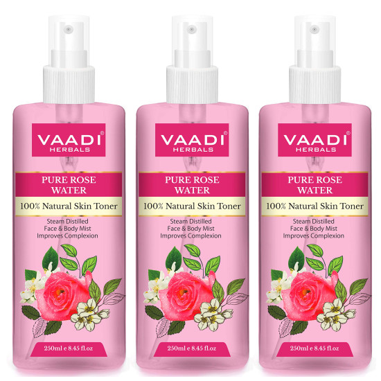 Vaadi Herbals Rose Water - 100% Natural & Pure Hydration