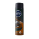 NIVEA MEN Deep Impact Energy Deodorant 150ml - With Black Carbon for 48 Hour Freshness