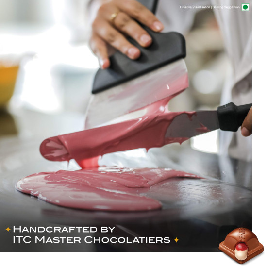 Fabelle Strawberry Cheesecake Luxury Milk Chocolate Bar - Exquisite Dessert Experience