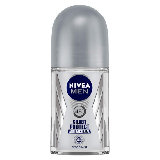 Nivea Deodorant Roll On for Men - Deep Impact Freshness & Silver Protect